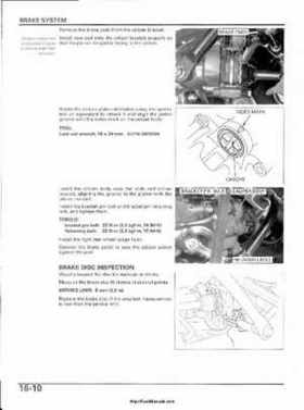 2003 Honda ATV TRX650FA Rincon Factory Service Manual, Page 317