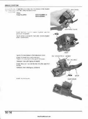 2003 Honda ATV TRX650FA Rincon Factory Service Manual, Page 321