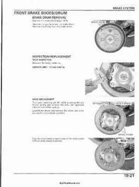 2003 Honda ATV TRX650FA Rincon Factory Service Manual, Page 328