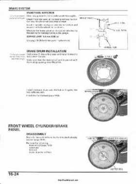 2003 Honda ATV TRX650FA Rincon Factory Service Manual, Page 331