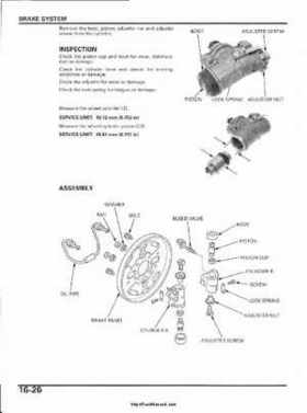 2003 Honda ATV TRX650FA Rincon Factory Service Manual, Page 333