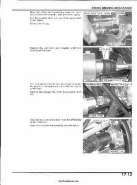 2003 Honda ATV TRX650FA Rincon Factory Service Manual, Page 359
