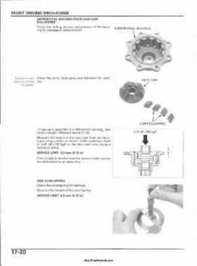 2003 Honda ATV TRX650FA Rincon Factory Service Manual, Page 366