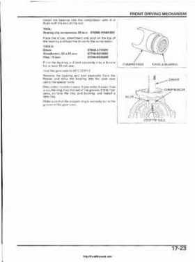 2003 Honda ATV TRX650FA Rincon Factory Service Manual, Page 369