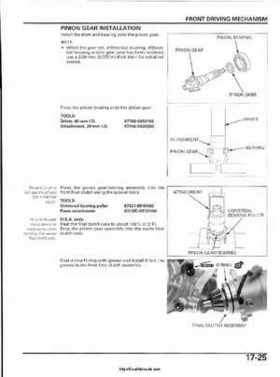 2003 Honda ATV TRX650FA Rincon Factory Service Manual, Page 371
