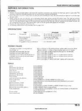 2003 Honda ATV TRX650FA Rincon Factory Service Manual, Page 380