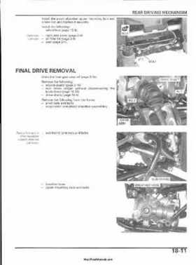 2003 Honda ATV TRX650FA Rincon Factory Service Manual, Page 388