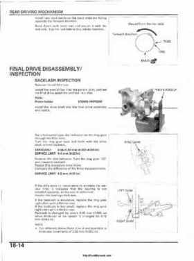 2003 Honda ATV TRX650FA Rincon Factory Service Manual, Page 391