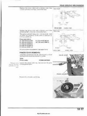 2003 Honda ATV TRX650FA Rincon Factory Service Manual, Page 394