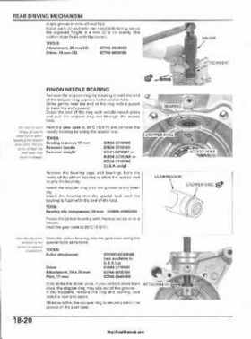 2003 Honda ATV TRX650FA Rincon Factory Service Manual, Page 397