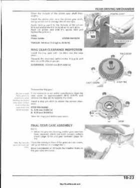 2003 Honda ATV TRX650FA Rincon Factory Service Manual, Page 400