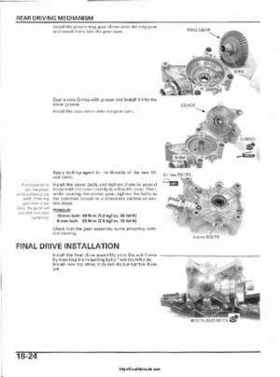2003 Honda ATV TRX650FA Rincon Factory Service Manual, Page 401
