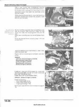 2003 Honda ATV TRX650FA Rincon Factory Service Manual, Page 403