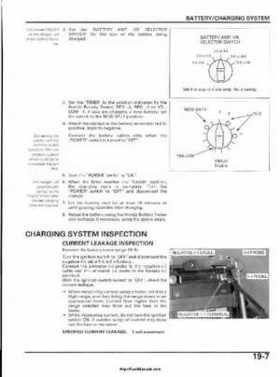 2003 Honda ATV TRX650FA Rincon Factory Service Manual, Page 410
