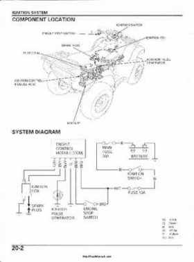 2003 Honda ATV TRX650FA Rincon Factory Service Manual, Page 414