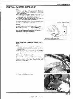 2003 Honda ATV TRX650FA Rincon Factory Service Manual, Page 417