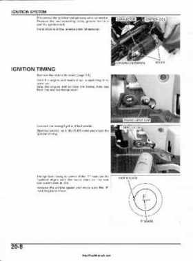 2003 Honda ATV TRX650FA Rincon Factory Service Manual, Page 420