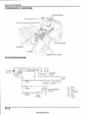 2003 Honda ATV TRX650FA Rincon Factory Service Manual, Page 423