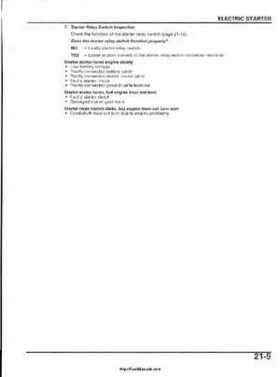 2003 Honda ATV TRX650FA Rincon Factory Service Manual, Page 426