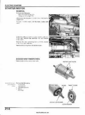 2003 Honda ATV TRX650FA Rincon Factory Service Manual, Page 427