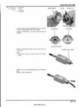 2003 Honda ATV TRX650FA Rincon Factory Service Manual, Page 428