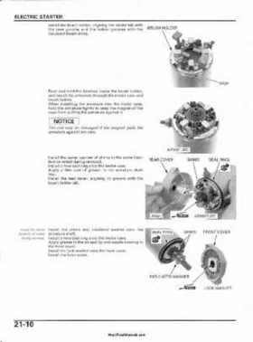 2003 Honda ATV TRX650FA Rincon Factory Service Manual, Page 431