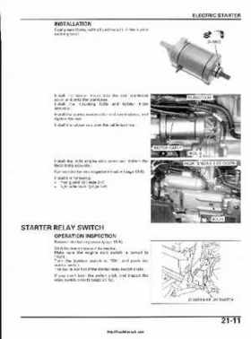 2003 Honda ATV TRX650FA Rincon Factory Service Manual, Page 432