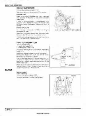 2003 Honda ATV TRX650FA Rincon Factory Service Manual, Page 433