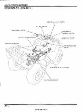 2003 Honda ATV TRX650FA Rincon Factory Service Manual, Page 436