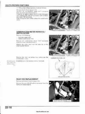 2003 Honda ATV TRX650FA Rincon Factory Service Manual, Page 444
