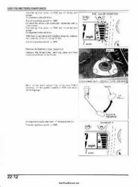 2003 Honda ATV TRX650FA Rincon Factory Service Manual, Page 446