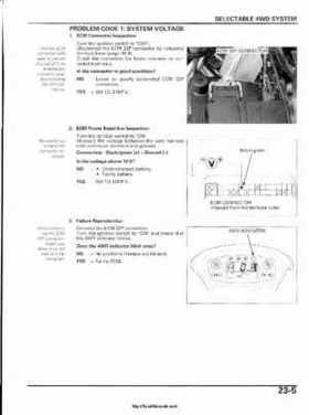 2003 Honda ATV TRX650FA Rincon Factory Service Manual, Page 457