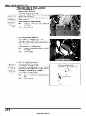 2003 Honda ATV TRX650FA Rincon Factory Service Manual, Page 460