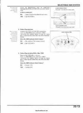 2003 Honda ATV TRX650FA Rincon Factory Service Manual, Page 465