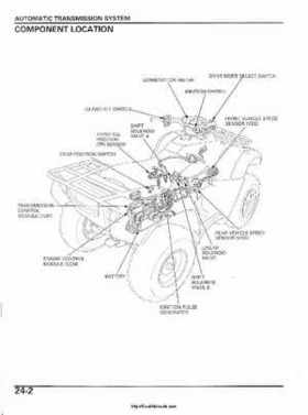 2003 Honda ATV TRX650FA Rincon Factory Service Manual, Page 467