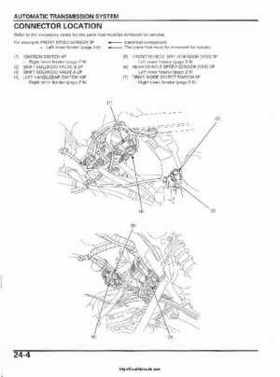 2003 Honda ATV TRX650FA Rincon Factory Service Manual, Page 469