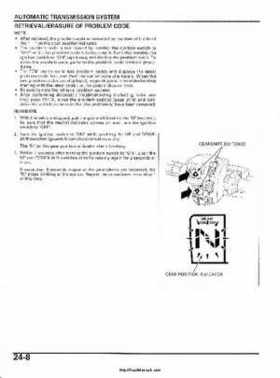 2003 Honda ATV TRX650FA Rincon Factory Service Manual, Page 473