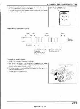 2003 Honda ATV TRX650FA Rincon Factory Service Manual, Page 474