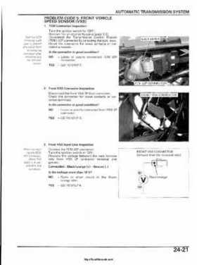 2003 Honda ATV TRX650FA Rincon Factory Service Manual, Page 486