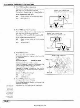 2003 Honda ATV TRX650FA Rincon Factory Service Manual, Page 487