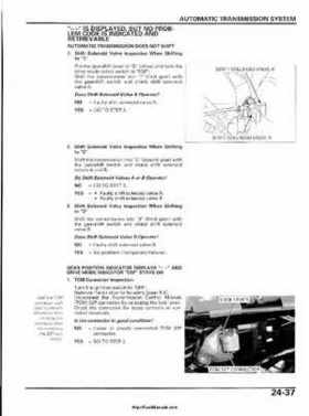 2003 Honda ATV TRX650FA Rincon Factory Service Manual, Page 502