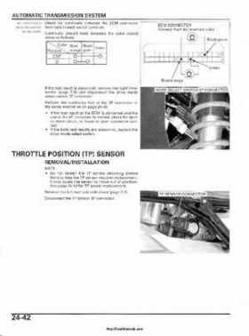 2003 Honda ATV TRX650FA Rincon Factory Service Manual, Page 507