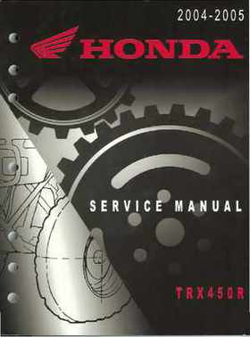 2004-2005 Honda TRX450R Factory Sevice Manual, Page 1