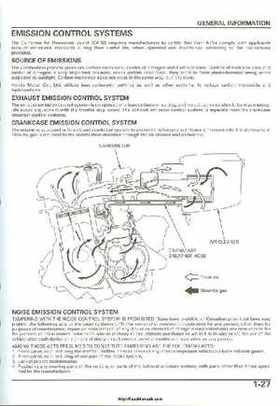 2004-2005 Honda TRX450R Factory Sevice Manual, Page 30
