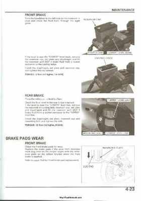 2004-2005 Honda TRX450R Factory Sevice Manual, Page 67