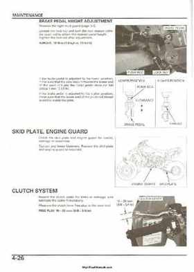 2004-2005 Honda TRX450R Factory Sevice Manual, Page 70