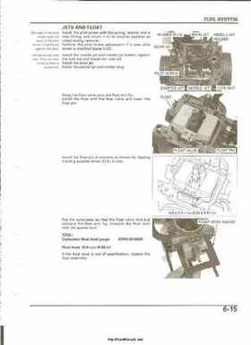 2004-2005 Honda TRX450R Factory Sevice Manual, Page 97