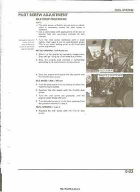 2004-2005 Honda TRX450R Factory Sevice Manual, Page 105