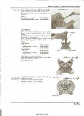 2004-2005 Honda TRX450R Factory Sevice Manual, Page 235