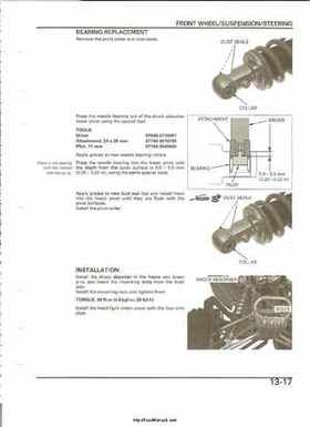 2004-2005 Honda TRX450R Factory Sevice Manual, Page 237